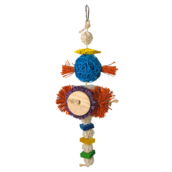A&E Bird Cage Blast Off Hanging Bird Toy