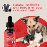 Animal Essentials Alfalfa Single Herb Tonic | Maintain Joint Mobility & Digestion