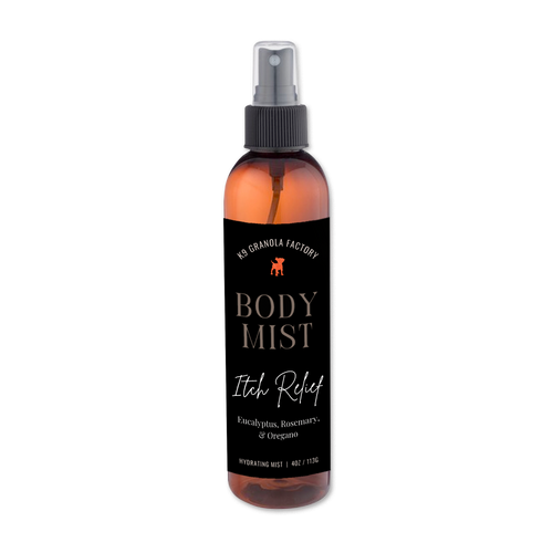 K9 Granola Factory Bed & Bath Spa Collection, Itch Relief Body Mist For Dogs, 4oz