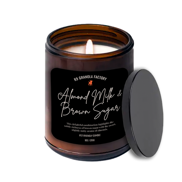 K9 Granola Factory House & Home Collection Almond Milk & Brown Sugar Pet Friendly SOY Odor Eliminator Candles