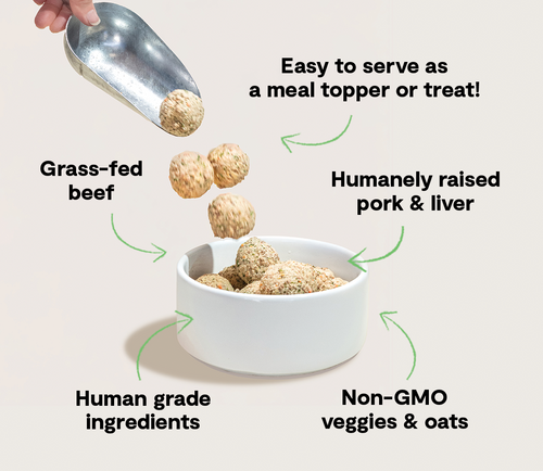 Open Farm Grass-Fed Beef & Pork Freshly Crafted Meatballs for Dogs