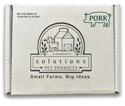 Solutions Pet Products Pork Frozen Pet Food for Dogs