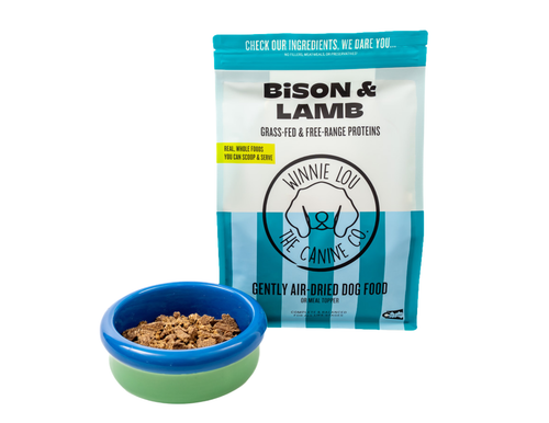 Winnie Lou Air Dried Dog Food Bison & Lamb