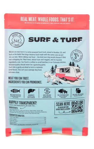 Winnie Lou Air Dried Dog Food Surf & Turf