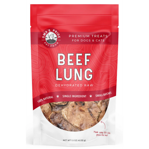 Oma's Pride Beef Lung Treats