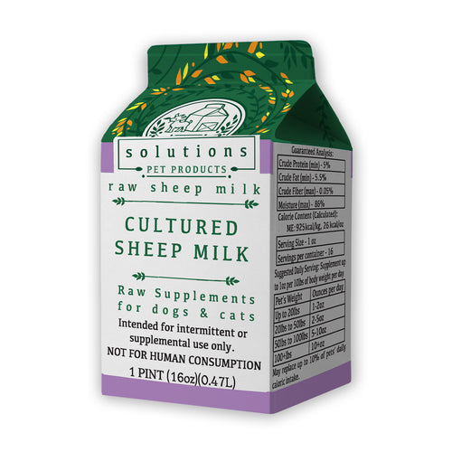 Solutions Pet Products Fermented Raw Sheep Milk