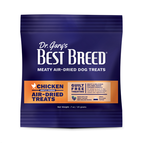 Dr. Gary's Best Breed Air-Dried Chicken Recipe Treat and Topper for Dogs