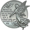 Guardian Angel Car Visor Clip - Metal Auto Accessory Gift for New Drivers