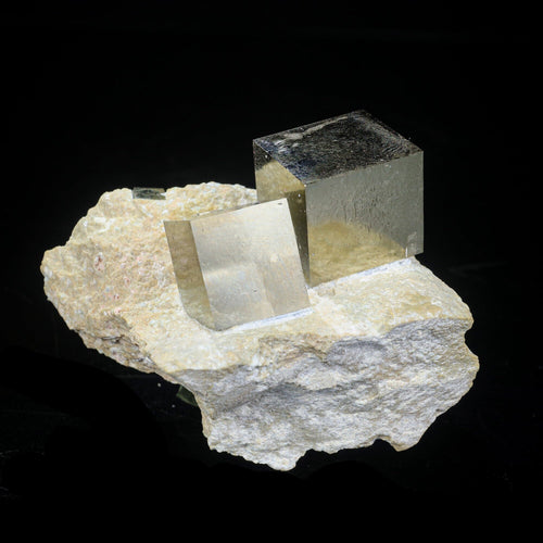 Pyrite Cube from Spain Natural Mineral Specimen # B 7003