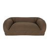Quilted Microfiber Bolster Dog Bed