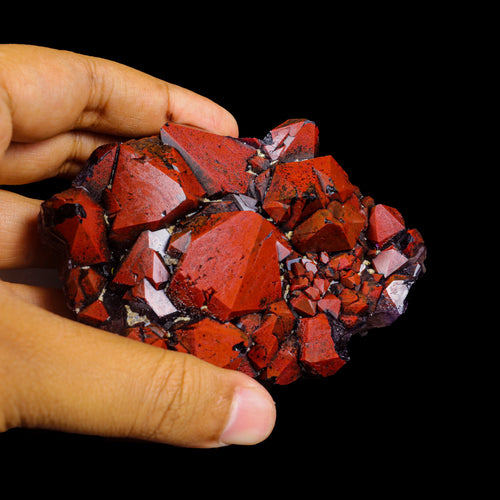 Rare Alien Amethyst with Red Hematite Natural Mineral Specimen # B 6949