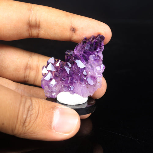 Rare Amethyst from Karur Natural Mineral Specimen # B 7009