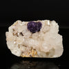 Rare Blue Fluorite with Quartz Natural Mineral Specimen # B 6757