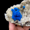 Rare Deep Blue Cavansite Crystal Cluster on Stilbite & Heulandite Matrix | Pune, India Zeolite Specimen DK163