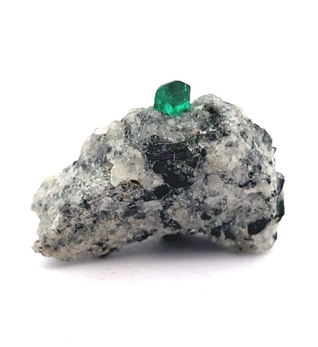Rare Deep green Emeralds Natural Mineral Specimen museum # B 6827