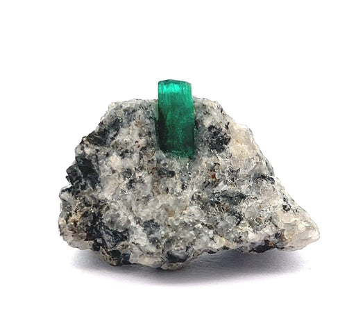 Rare Deep green Emeralds Natural Mineral Specimen museum # B 6827