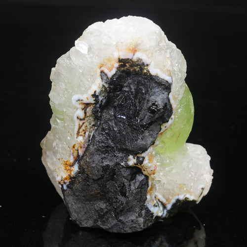 Rare Green Botryoidal Fluorites Natural mineral Specimen # B 7026