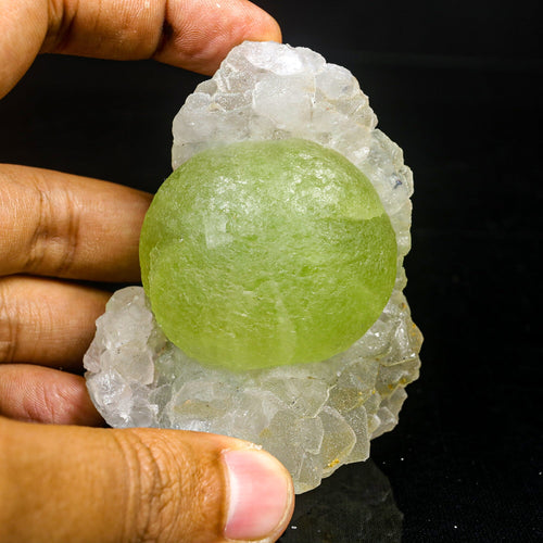 Rare Green Botryoidal Fluorites Natural mineral Specimen # B 7026
