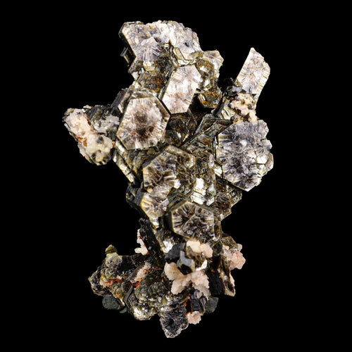 Rare Hexagon Mica with Feldspar Natural Mineral Specimen # B 6811