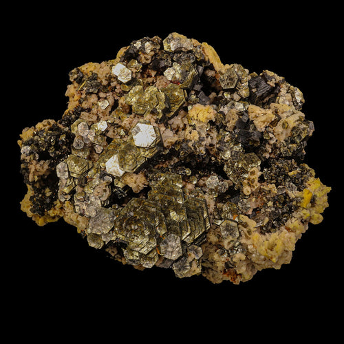 Rare Hexagon Mica with Feldspar Natural Mineral Specimen # B 6828