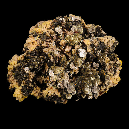 Rare Hexagon Mica with Feldspar Natural Mineral Specimen # B 6828