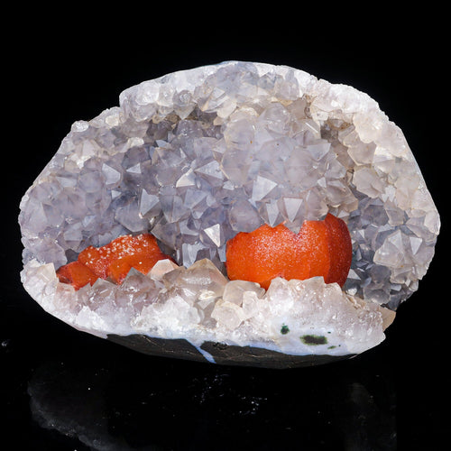 Rare Red Botryoidal Fluorites Natural mineral Specimen # B 7031