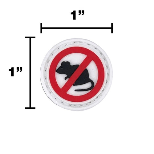 NO RAT PVC Morale Patch