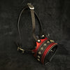 The Balteus leather muzzle RED