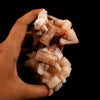 Red Apophyllite Cube With Stilbite Natural Mineral Specimen # B 6569