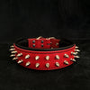 Red Frenchie collar 100% genuine leather