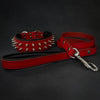 Red Frenchie collar 100% genuine leather