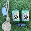 Compostable Poop Bags + Bamboo Dispenser + Hemp Rope Tug Toy Bundle (195 Bags)