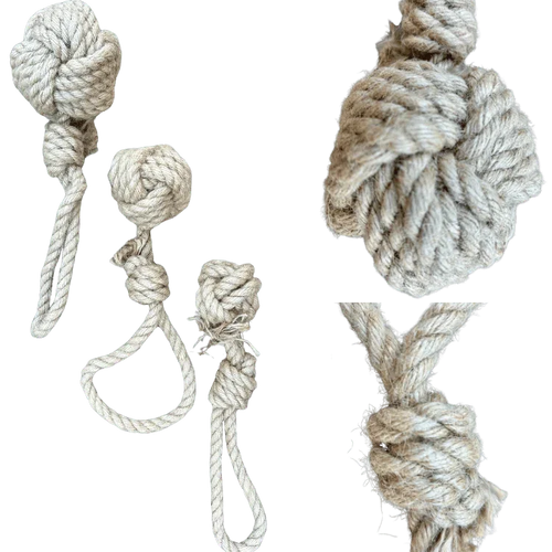 Bio-Based Poop Bag Bundle with Bamboo Dispenser + Hemp Rope Tug Toy | rōmng