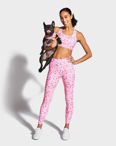 Sprinkle Me Pink Leggings