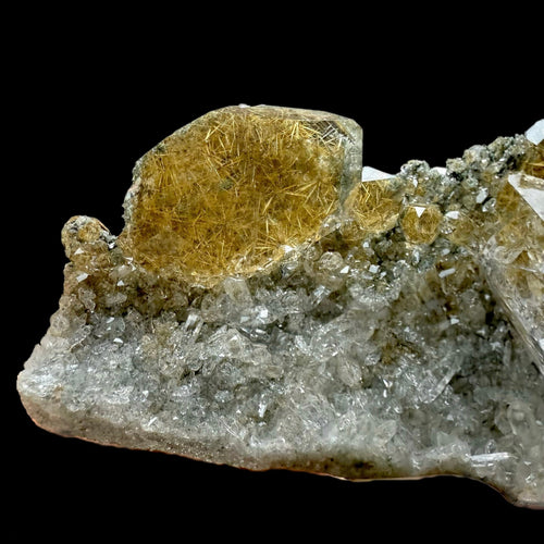 Rutile in Clear Quartz | SELF STANDING | High Quality Mineral | Indian Mineral | Superb Minerals | Fine Mineral | Collectors Piece Item