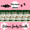 Salmon Jerky Joy: Elevate Your Pup's Happiness with 5x Salmon Jerky Bundle at an Amazing Price!