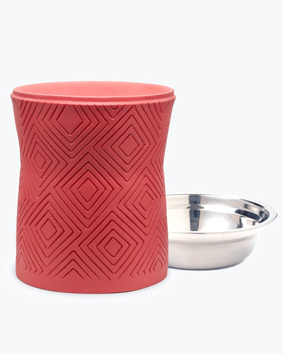 Santa Fe Modern Elevated Dog Bowl