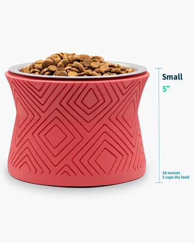 Santa Fe Modern Elevated Dog Bowl