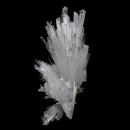 Scolecite Glassy Spray Natural Mineral Specimen  # B 4608