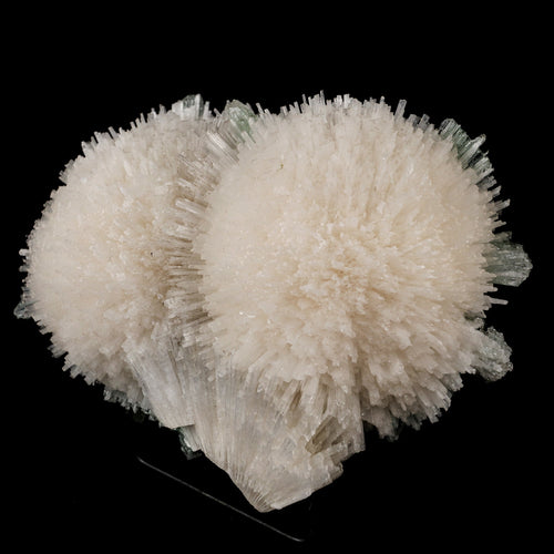 Scolecite Huge Spray with Green Apophyllite Cube Natural Mineral Specimen # B 5725
