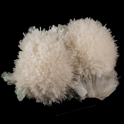 Scolecite Huge Spray with Green Apophyllite Cube Natural Mineral Specimen # B 5725