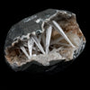 Scolecite Intergrown Sprays Inside Heulandite Geode Natural Mineral Specimen  # B 4791