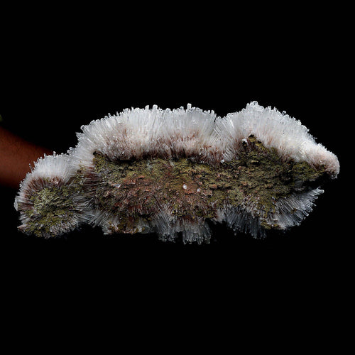 Scolecite Sphere on Matrix Natural Mineral Specimen  # B 4763