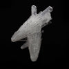 Scolecite Spray Cross Formation Natural Mineral Specimen  # B 5202