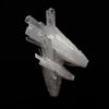 Scolecite Spray Cross Formation Natural Mineral Specimen  # B 5202