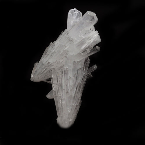 Scolecite Spray Cross Formation Natural Mineral Specimen  # B 5202