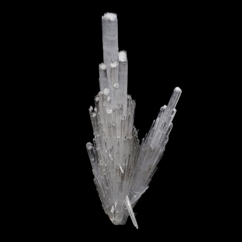 Scolecite Spray Formation Natural Mineral Specimen  # B 5275