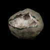 Scolecite Spray Inside Chalcedony Geode Natural Mineral Specimen # B 6165