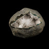 Scolecite Spray Inside Chalcedony Geode Natural Mineral Specimen # B 6165
