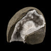 Scolecite Spray Inside MM Quartz Geode Natural Mineral Specimen # B 6087